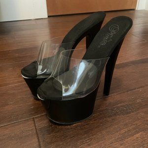 black Pleaser Sky-301 size 5